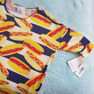 Lularoe Americana Hotdog Irma Medium